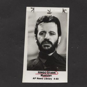 ORIGINAL AP ASSOCIATED PRESS FILE PHOTO OF BEATLES RINGO STARR RARE